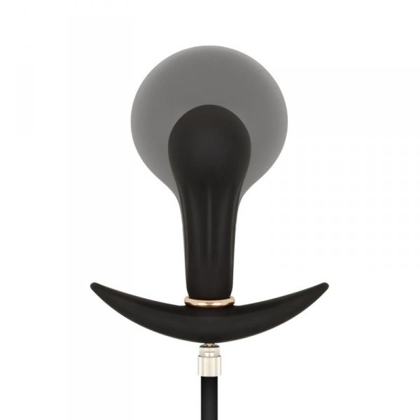 Anal Collection - Inflatable Butt Plug with Pump 8 cm - Black