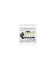 Plug-Diamond Plug Set-Black