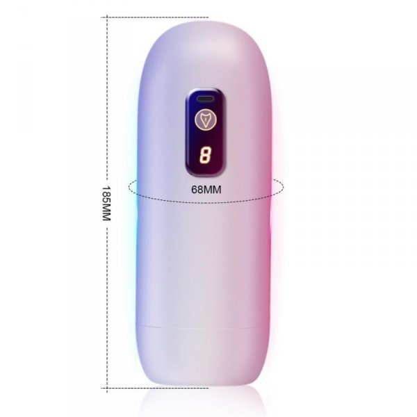 Masturbator, USB Rechargeable, 8 vibration mode