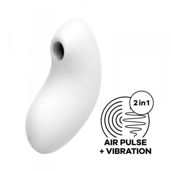 Satisfyer Vulva Lover 2 white - masażer łechtaczki (biały)