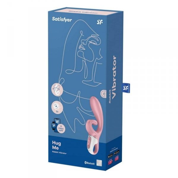 Satisfyer Wibrator-Hug Me Connect App (Pink)- wibrator (różowy)
