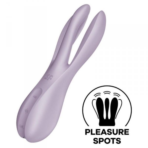 Satisfyer Threesome 2 violet - masażer łechtaczki (fioletowy)