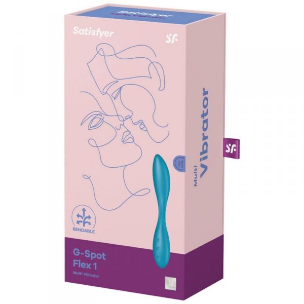 Satisfyer Wibrator-G-Spot Flex 1 - wibrator (niebieski)