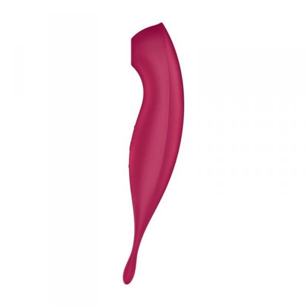 Satisfyer Twirling Pro Connect App dark red - masażer łechtaczki (czerwony)