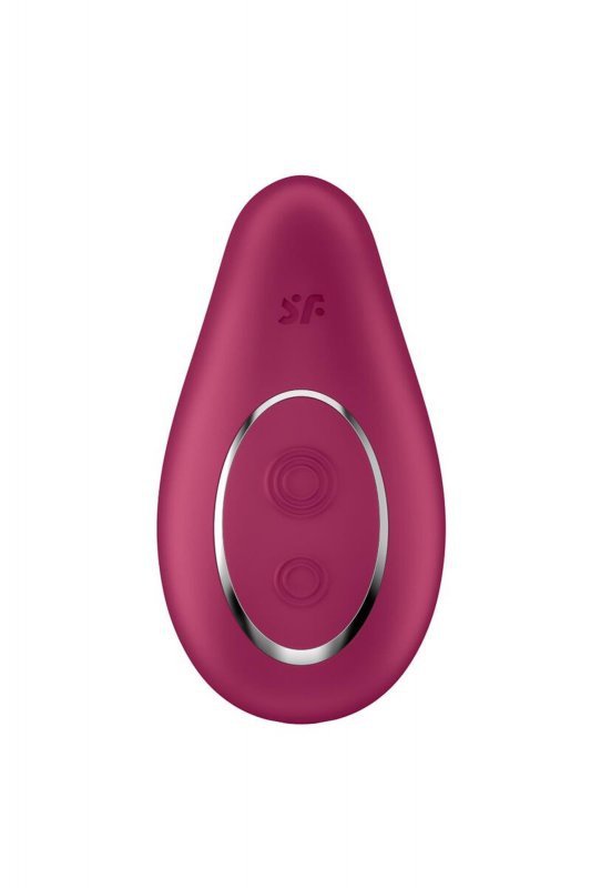 Satisfyer Dipping Delight berry - masażer łechtaczki (czerwony)