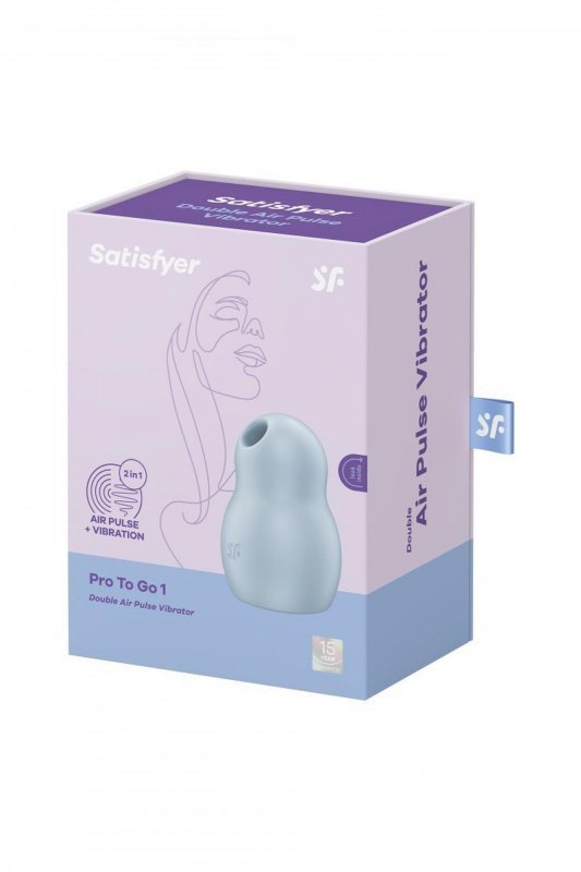 Satisfyer Pro To Go 1 blue - masażer łechtaczki (niebieski)