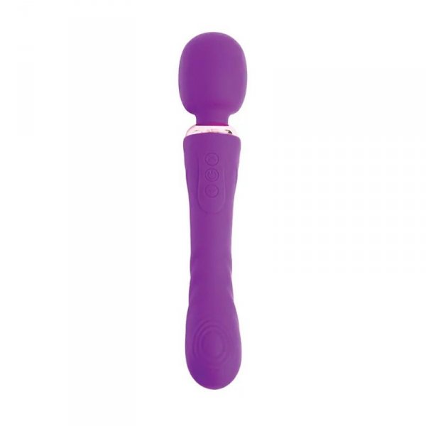 Purple clitoral and G-spot vibrator