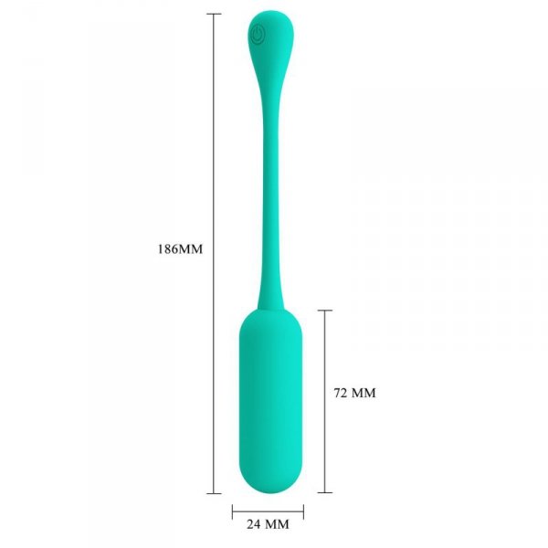 PRETTY LOVE - LECHIES  Dream chaser 5, Green, Wireless remote control 12 vibration functions Memory function