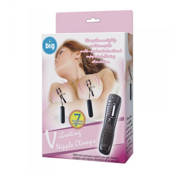 BAILE- Nipple Clamps, 7 vibration functions