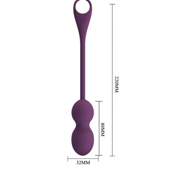 PRETTY LOVE - Elvira dark Purple, 12 vibration functions Mobile APP Long-distance Control