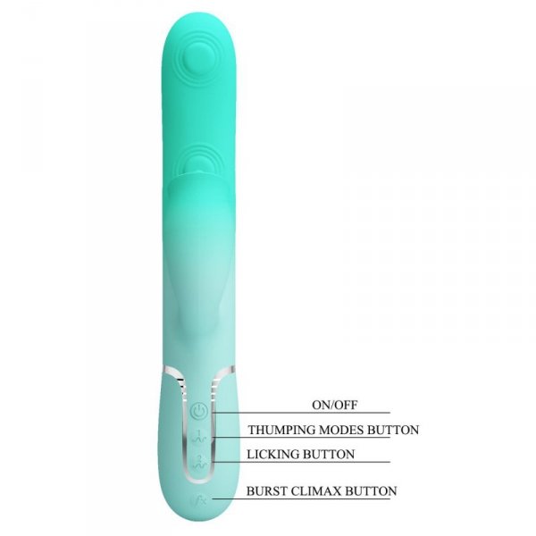 PRETTY LOVE - Gigi,7 thumping functions 7 licking modes, Silicone