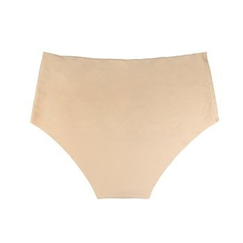 Bye Bra - Invisible High Brief Nude + Black XXL - figi (czarny/cielisty)