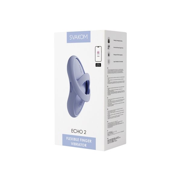 Svakom Echo 2 Sky Blue - Masażer łechtaczki (niebieski)