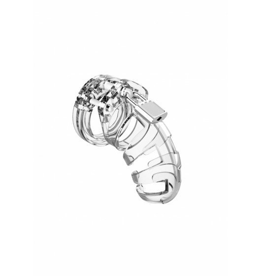 ManCage Model 02 Chastity 3.5&quot; Cock Cage - męski pas cnoty (przezroczysty)