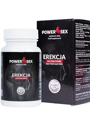 Power4sex 60 kapsułek (tabletek) na erekcję u mężczyzn