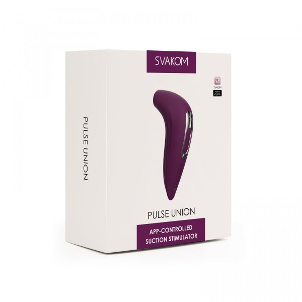 Svakom Pulse Union App-Controlled Suction Stimulator Violet - masażer łechtaczki