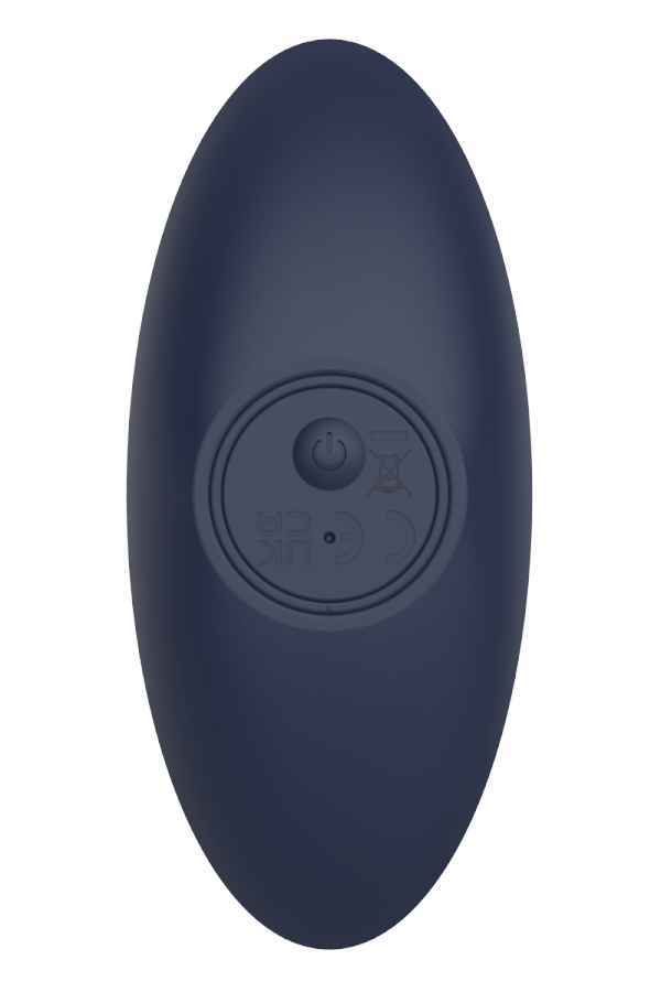 Dream Toys StarTroopers Apollo Remote Vibrating Anal Bead - kulki analne z wibracjami (granatowy)