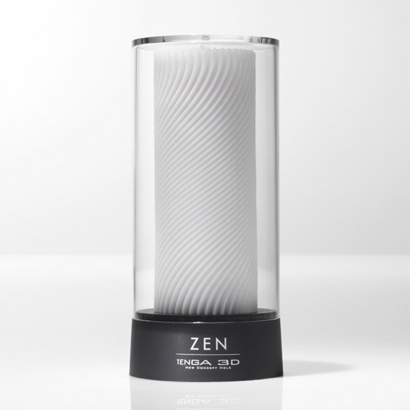 Masturbator Tenga 3D Zen - masturbator analny (biały)