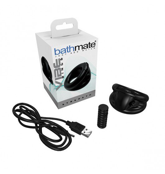 Bathmate Vibe Ring Strength - erekcyjny pierścień wibrujący