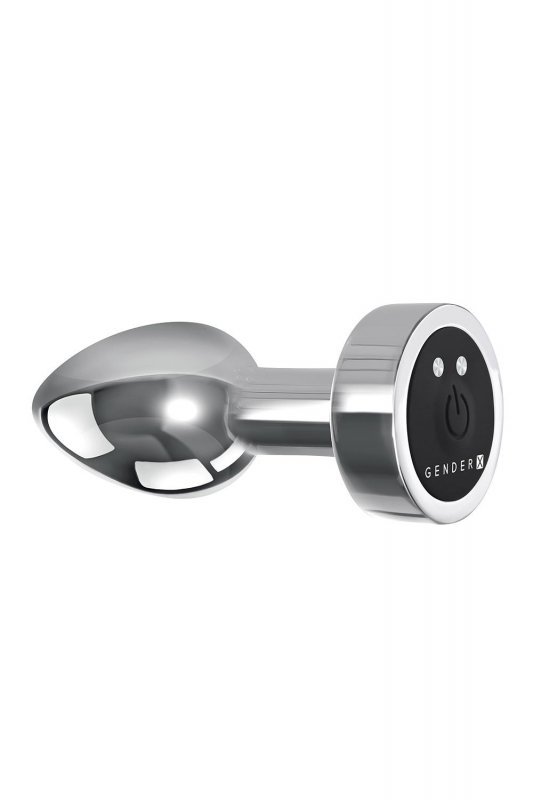 Gender X korek analny Rockin Metal Plug Mini - korek analny (srebrny) 