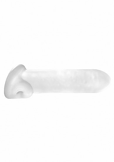 Perfect Fit Fat Boy Original Ultra Fat Clear 7'' - nakładka na penisa (szary)