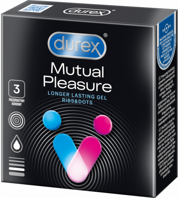 Durex Performance Intense - Prezerwatywy stymulujące/ opóźniające wytrysk (1op./3szt.)