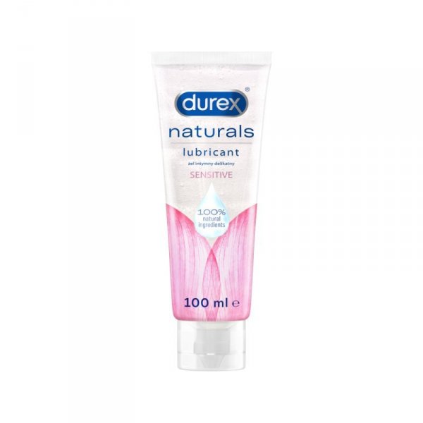 Durex Naturals Sensitive 100ml naturalny żel z aloesem na bazie wody