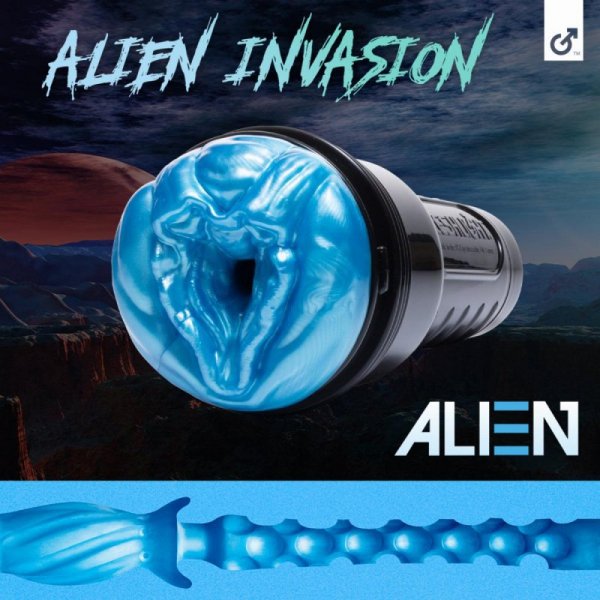 Fleshlight masturbator Freaks Alien Blue Metallic - masturbator (kosmiczny)