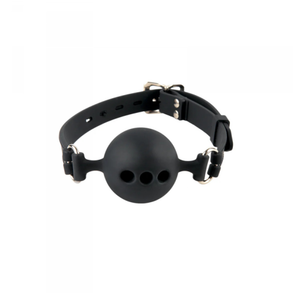 Fetish Fantasy Knebel BDSM Extreme Silicone Breathable Ball Gag Small - knebel (czarny)
