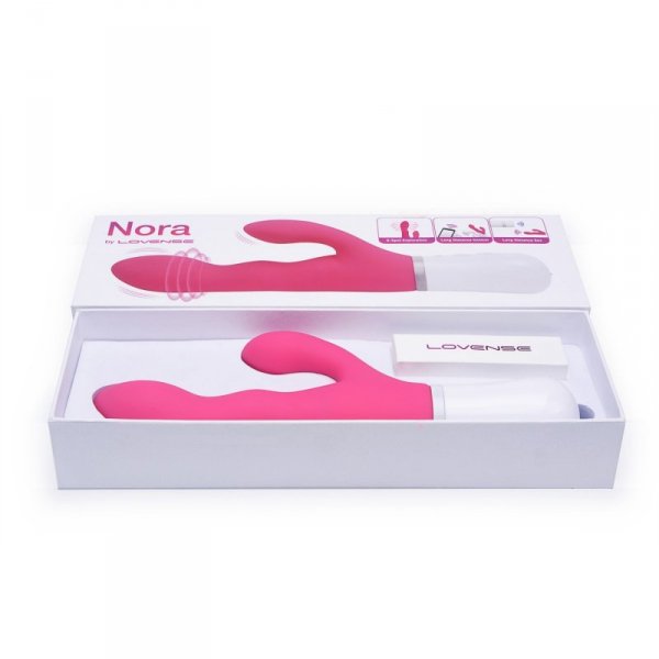 Lovense Nora - Wibrator Króliczek (różowy)