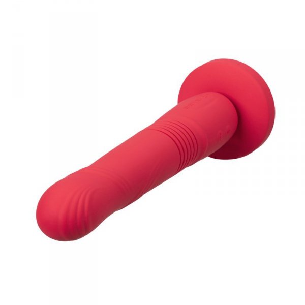 Lovense Gravity - pulsujące i wibrujące dildo z aplikacją (czerwony)