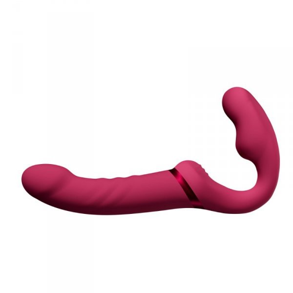 Lovense Lapis - podwójny strap-on (czerwony)