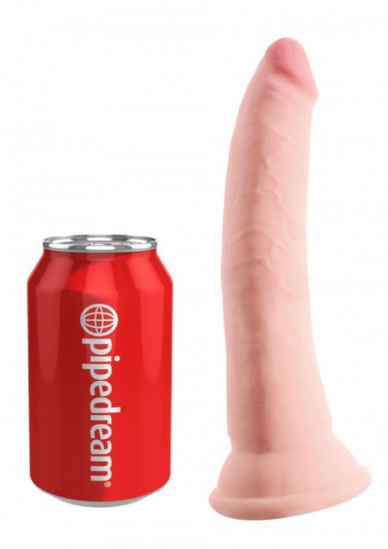King Cock dildo - Plus 7'' Triple Density Cock sztuczny penis (cielisty)