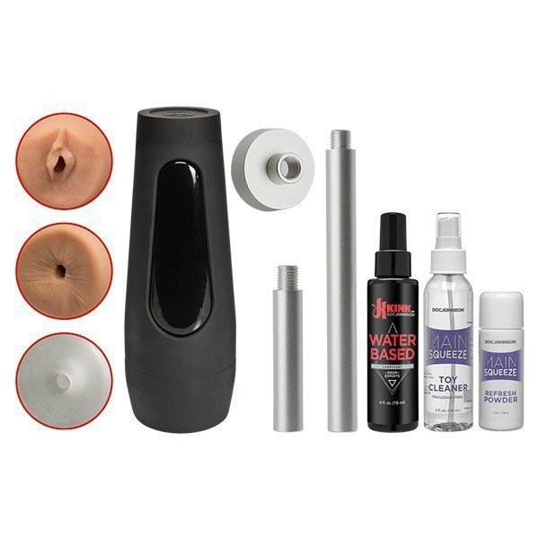 Kink by Doc Johnson Power Banger Fuck Hole Accessory Pack 10 Piece Kit - zestaw masturbatorów
