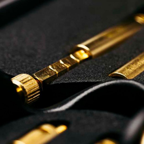 Jes-Extender Gold - system powiększania penisa (brązowy)