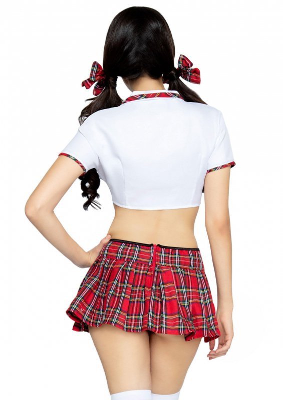 Leg Avenue kostium uczennicy Miss Prep School Top and Skirt XS