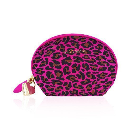 Rianne S Essentials Lovely Leopard Mini - Mini Wibrator Różdżka (różowy)