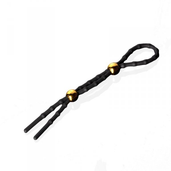 Upko Adjustable Cock Ring - pierścień erekcyjny (czarny)