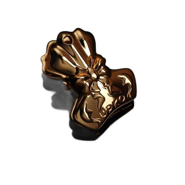 Upko klamerki na sutki Bowknot Binder Clip Style Nipple Clamps (miedziowy)