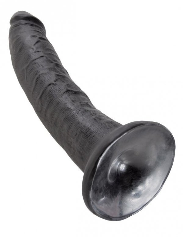 King Cock dildo - 7'' Cock sztuczny penis (czarny)