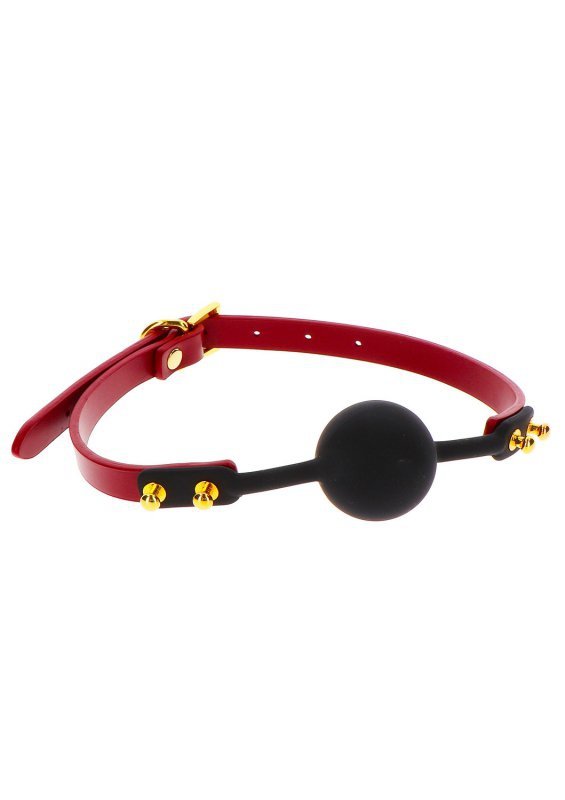 Taboom Silicone Ball Gag Red - knebel (czerwony)