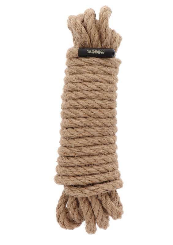Taboom Hemp Rope 5 Meter 7 mm Nude - sznur do krępowania (brązowy)