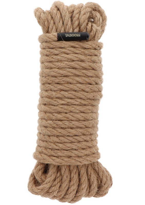 Taboom Hemp Rope 10 Meter 7 mm Nude - sznur do krępowania (brązowa