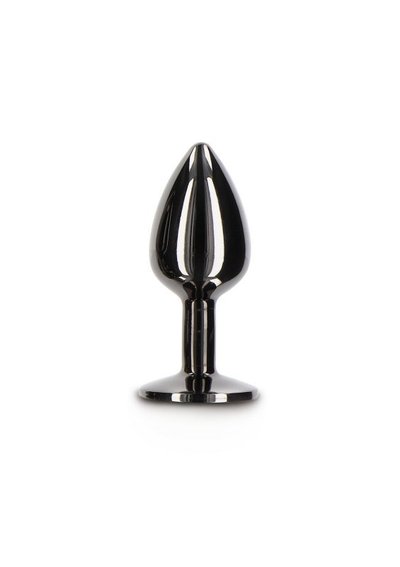 Taboom Butt Plug With Diamond Jewel Silver S - korek analny (srebrny)