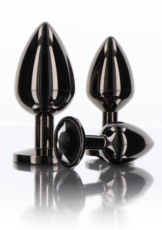 Taboom Butt Plug With Diamond Jewel Silver L - korek analny (srebrny)