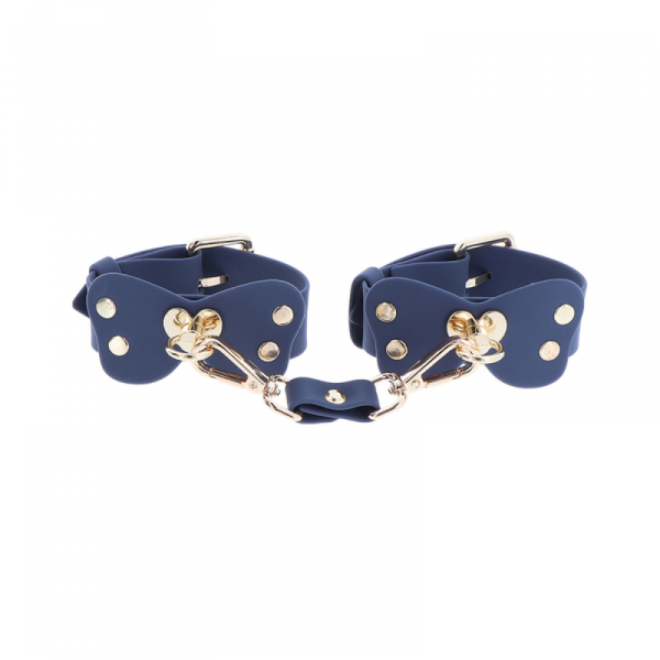 Taboom kajdanki na nadgarstki Silicone Wrist Cuff Set - kajdanki (czarny)