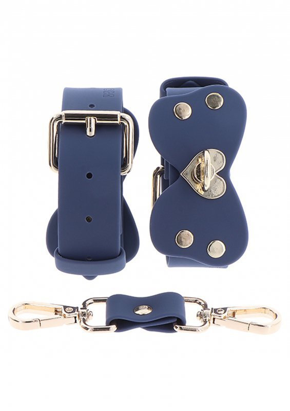 Taboom kajdanki na kostki Silicone Ankle Cuff Set - kajdanki (czarny)