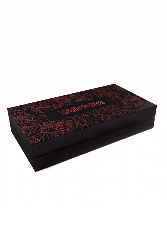 Taboom Wild Roses Bondage Belt L/XL - pas do kajdanek (czarny)