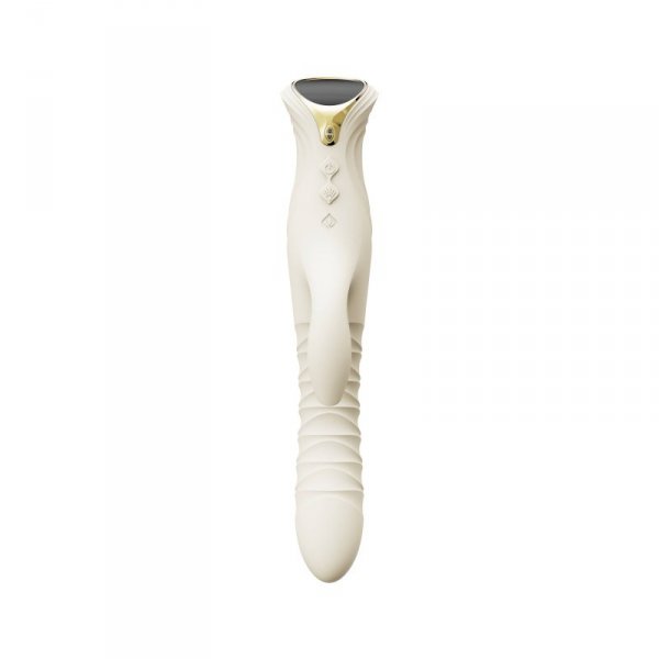  Zalo Mose 2 Ivory White - Wibrator króliczek (biały)
