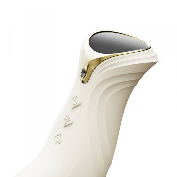  Zalo Mose 2 Ivory White - Wibrator króliczek (biały)